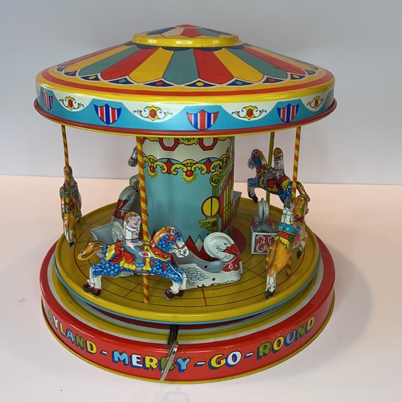 J Chein & Co Musical Merry Go Round - Picture 11 of 17